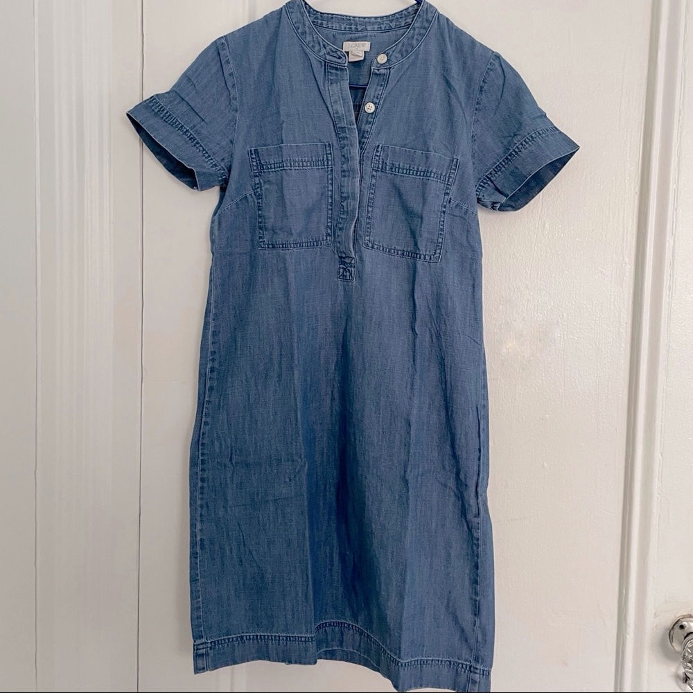 J. Crew Chambray Dress